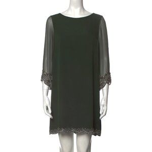 Alice + Olivia Silk Beaded Frieda Mini Dress